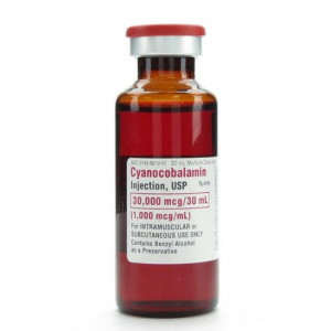 0012897 Cyanocobalamin Vitamin B 12 1000 Mcgml Mdv 30mlvial 550